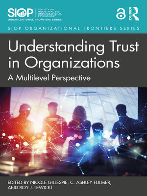cover image of Understanding Trust in Organizations